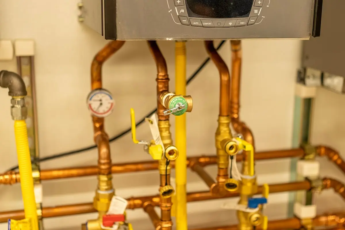 Licensed technician providing Slab Leak Repair for a homeowner in Linton Hall